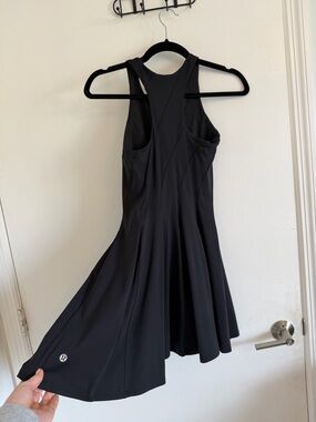 lululemon athletica Black Racerback Skater Dress